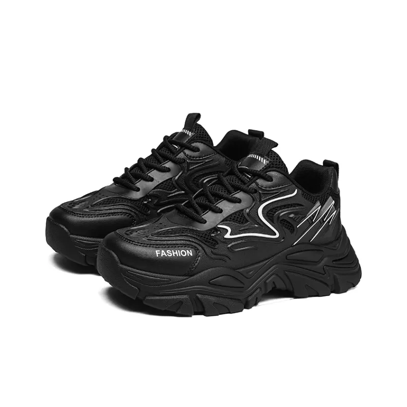 Boogie Bear Breathable Height Increasing Low Top Chunky Sneakers Men's-6