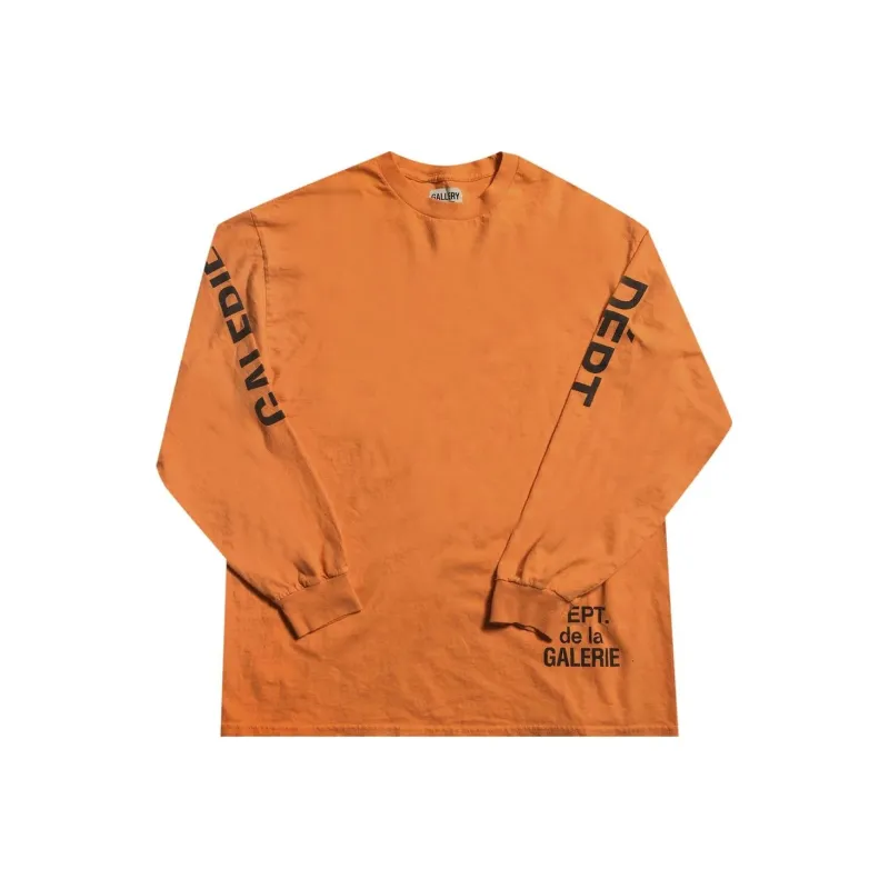 Gallery Dept. T Shirts Men Orange-0