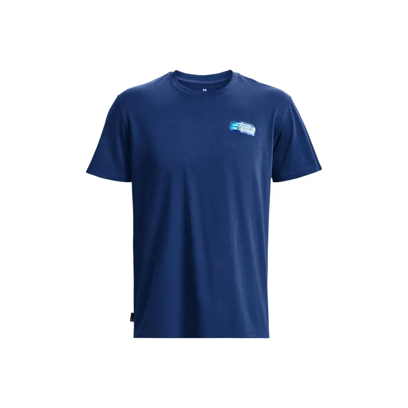 Under Armour T Shirt Men's Illusion Blue-0