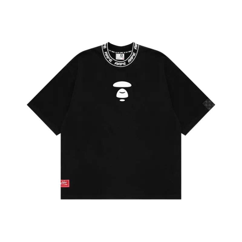 Aape Logo print Cotton T shirt-0