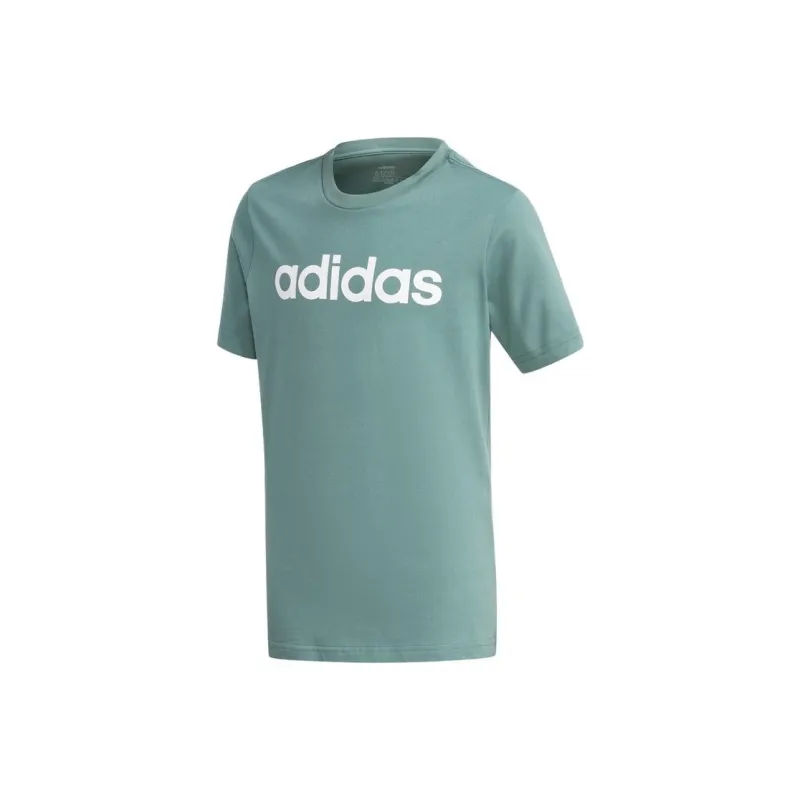 Adidas Essentials T Shirts Kids Emeralds-0