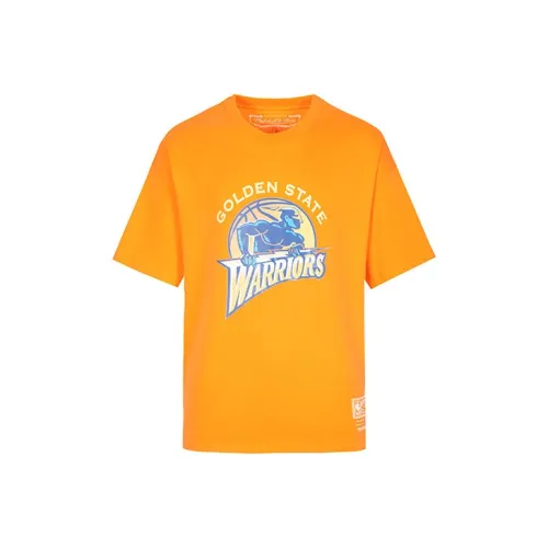 Mitchell & Ness SS22 Drop Shoulder Sleeve T Shirt Unisex Orange