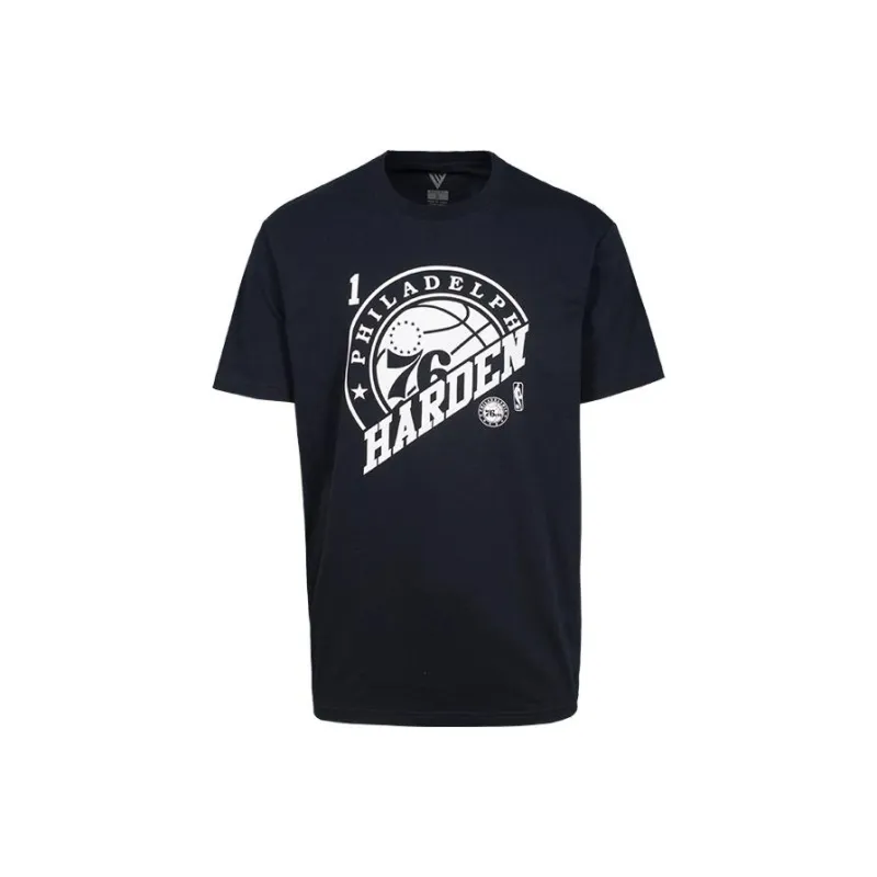 NBA 76ers T Shirts Men Black-0