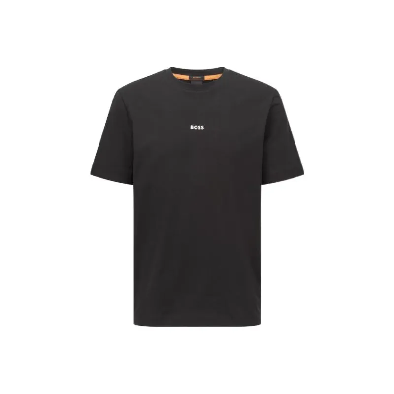 HUGO BOSS Logo Printed Crewneck T Shirt-0
