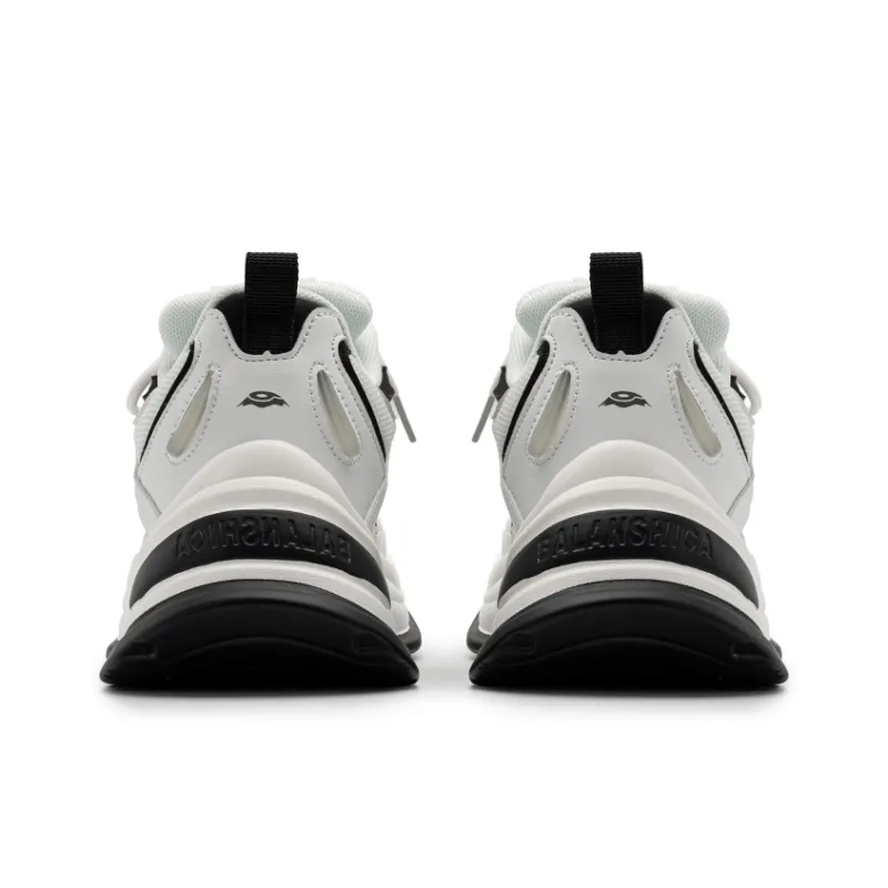 Snow Know The Answer SKTA Anti Slip And Wear Resistant Lightweight Low Top Couple Chunky Sneakers Unisex-4