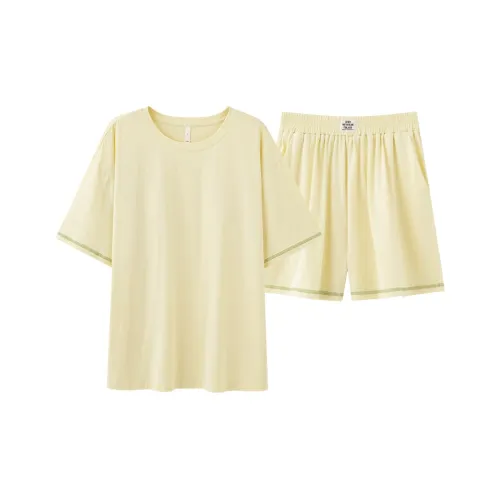 PBENO PD Pajama Set Women's Yellow