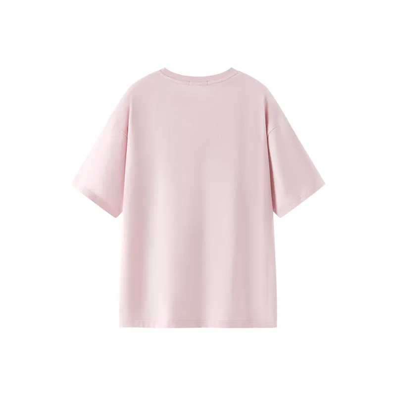 SEM/R Loose Fit 2025 Summer Short Sleeved Crew Neck T Shirt Women's-8