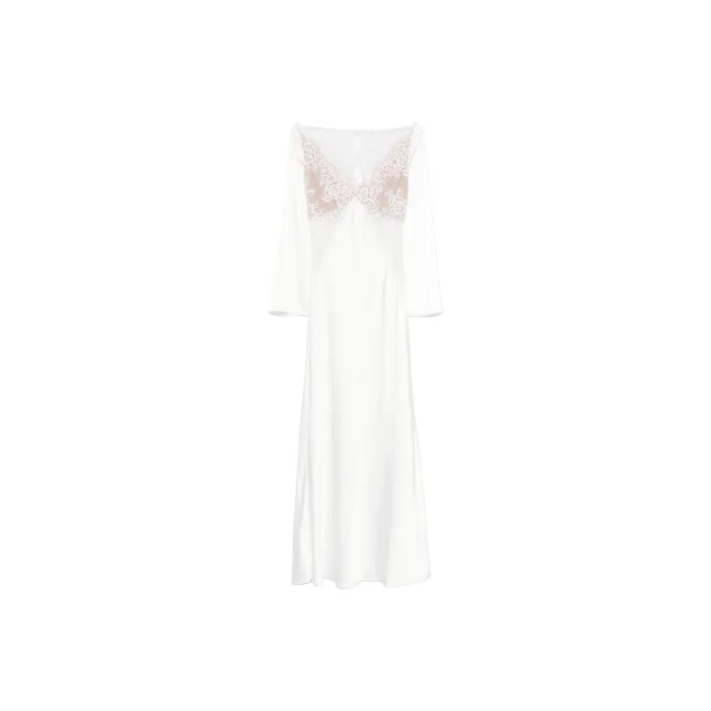 Self portrait Lace Satin Gown-1