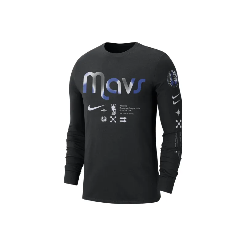 Nike Dallas Mavericks Men's Nike Nba Long-Sleeve T-Shirt-0