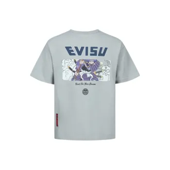 EVISU T Shirts Men Light Gray