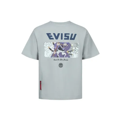 EVISU T Shirts Men Light Gray