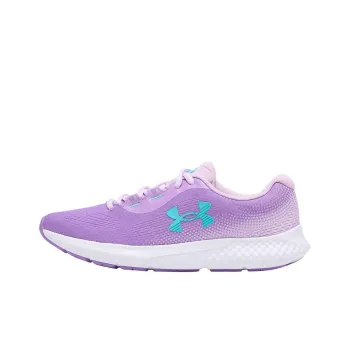 Under Armour Charged Rogue 4 Cushioning And Breathable Low Top Running Shoes Women's Purple