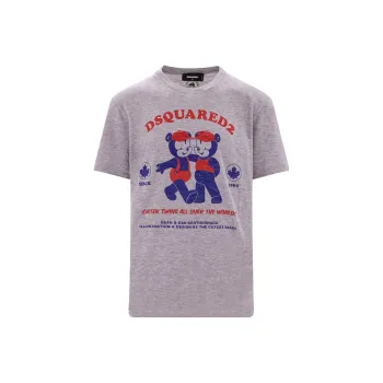 DSQUARED 2 Graphic Printed Crewneck T Shirt