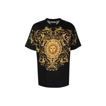 VERSACE JEANS COUTURE T-Shirts Men Black
