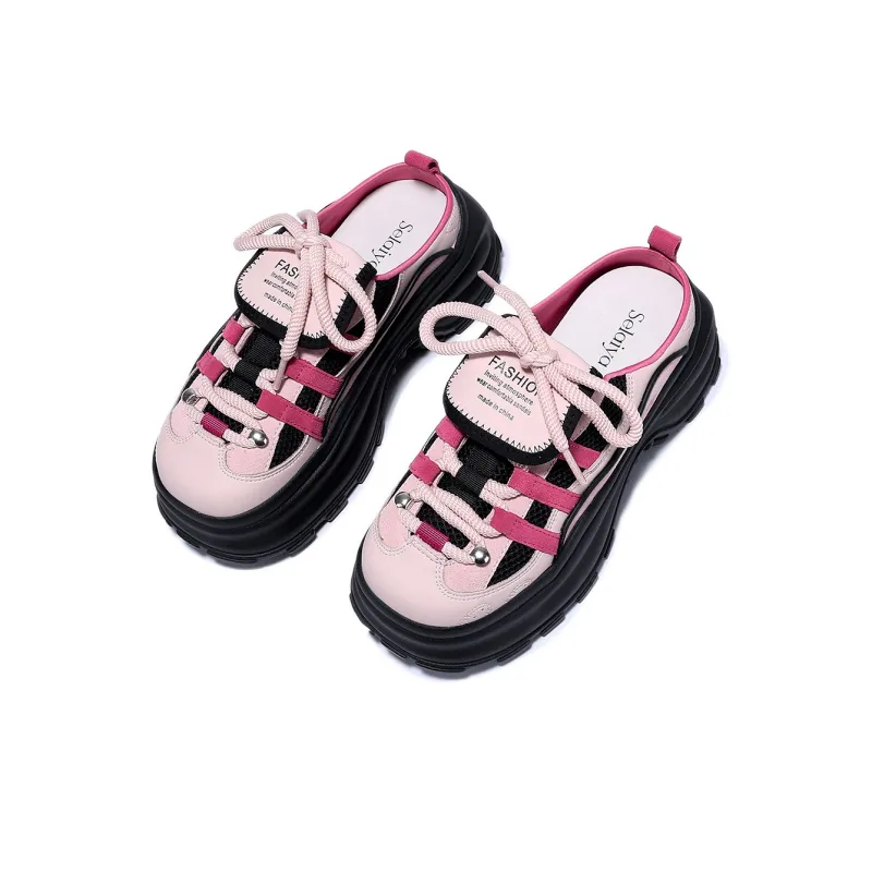 SELAIYA Rubber Sole Abrasion Resistant Closed Toe Slippers Women's-7