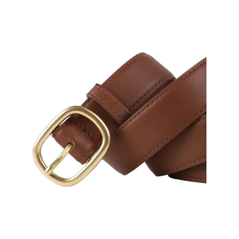 Warrior Bovine Split Transfer Leather Belts Women's 2.8CM-3