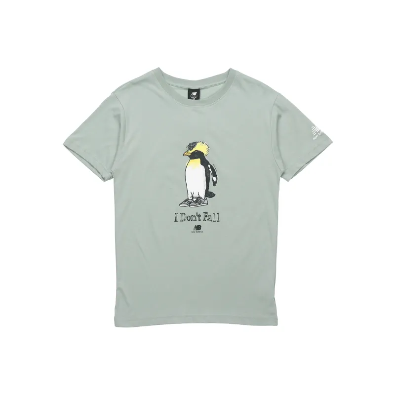 New Balance T Shirt Unisex Light Green-0