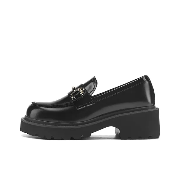 FIVE PLUS Loafers Women's Black-0