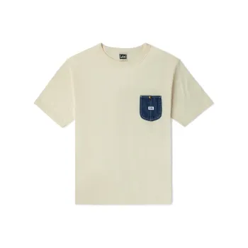 Lee T Shirts Men Ivory