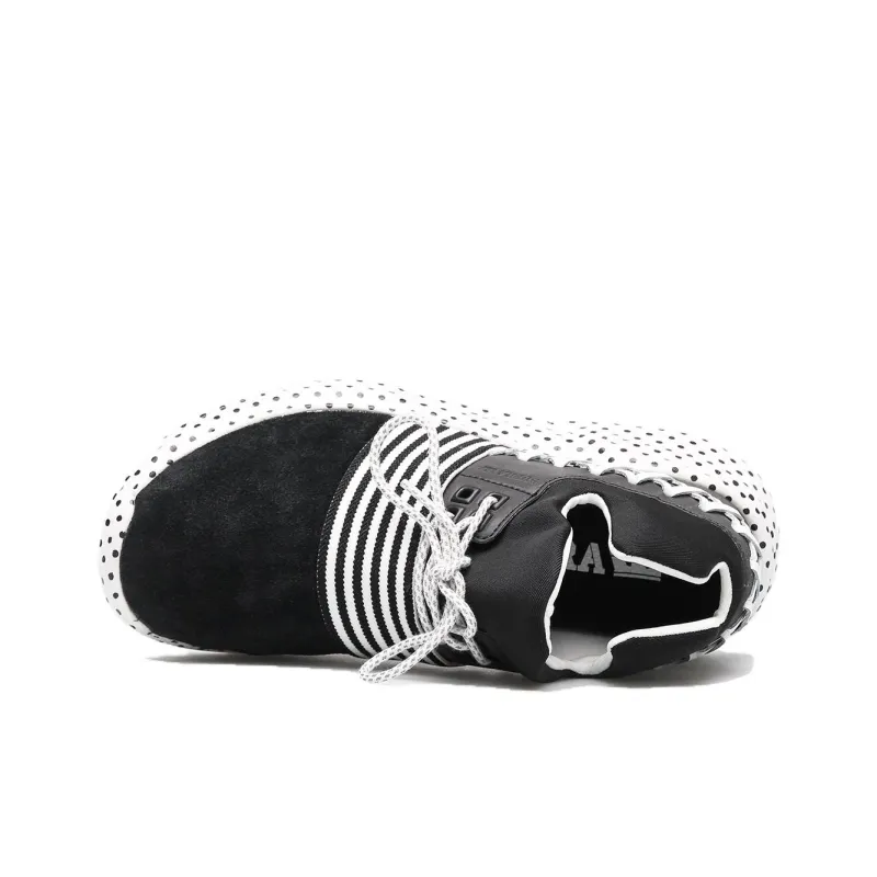 SUPRA Anti Slip Wear Resistant Low Top Casual Shoes Women's Black White-2