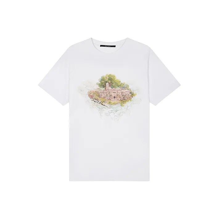 DAVID NAMAN Laputa Collection T Shirts Men White-0