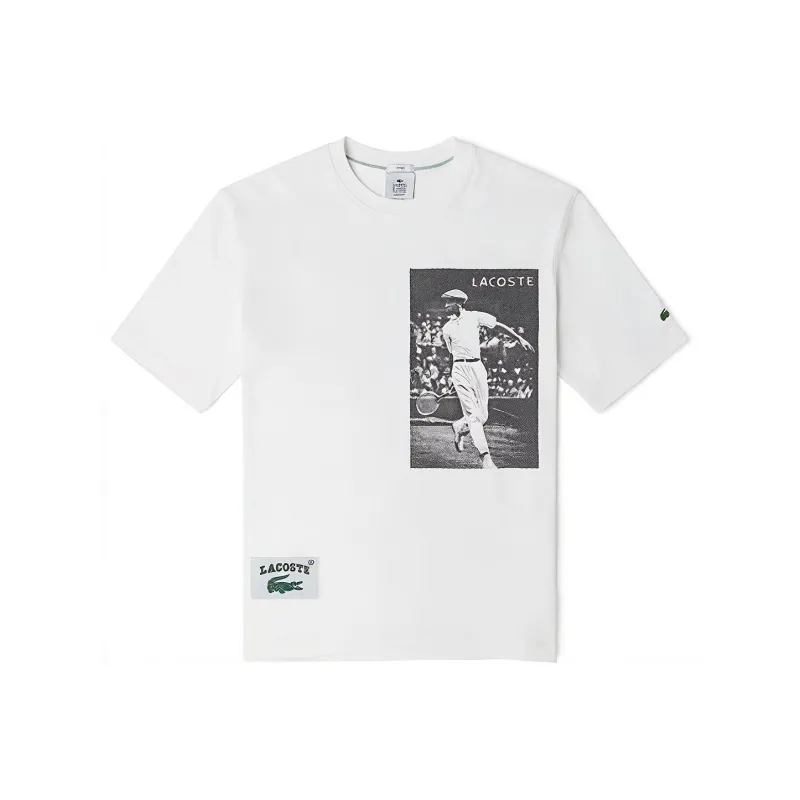 LACOSTE SS22 T Shirt Men's White-0