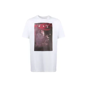 OFF WHITE Regular Fit Caravaggio Painting T shirt