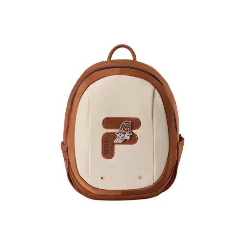 FILA Polyester Plain Weave Fabric Backpack Extra Small Kids' Brown