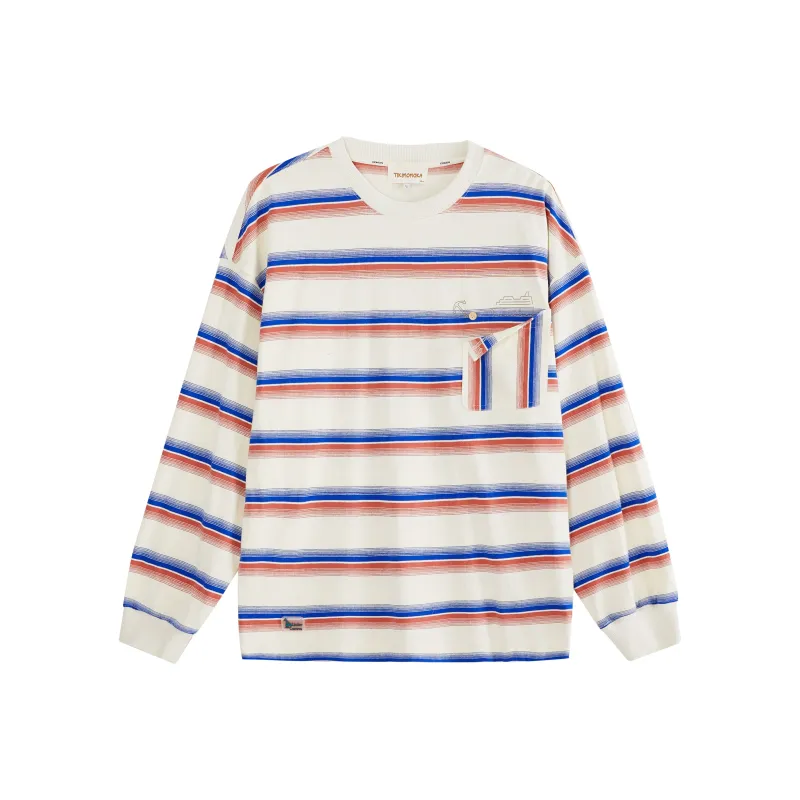 TIKIMOMOKA Straight Long Sleeved T Shirt Unisex-6