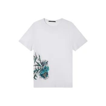 DAVID NAMAN SS22 T Shirt Men's White