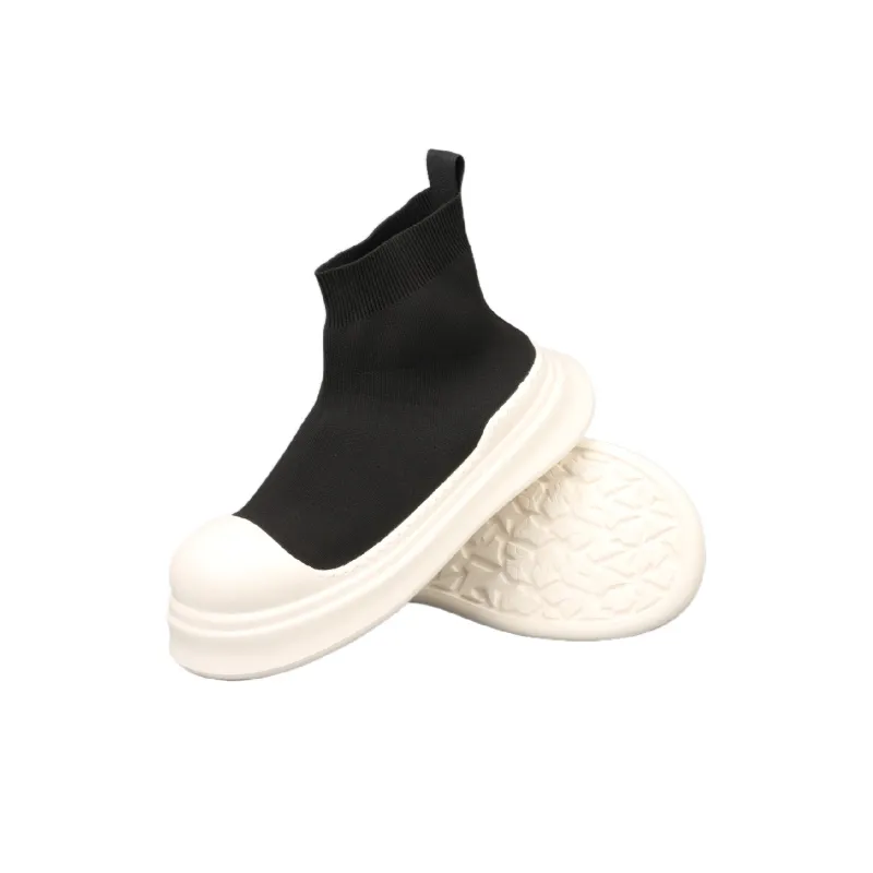 Thai Points High Top Casual Shoes Men's Black-2