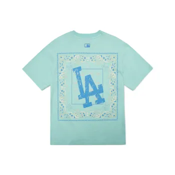 MLB Cashew Flower T Shirts Unisex Mint Green
