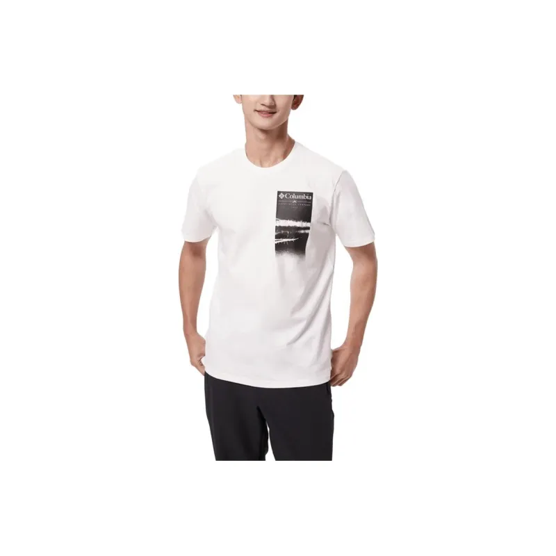 Columbia T Shirts Men White-0