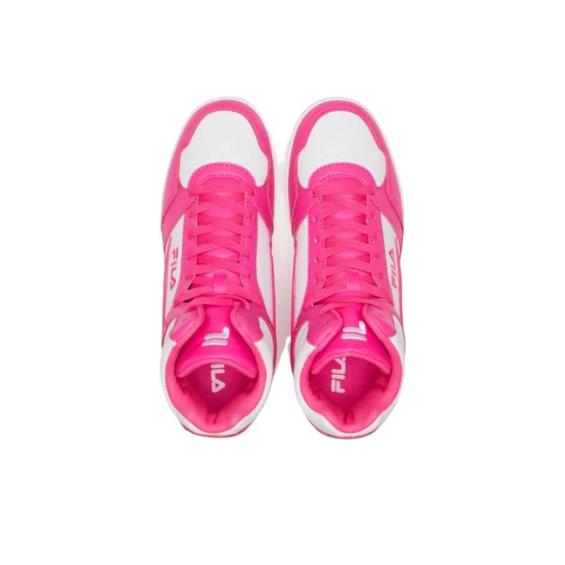 FILA Everge High Top Skateboard Shoes Women's Pink-2