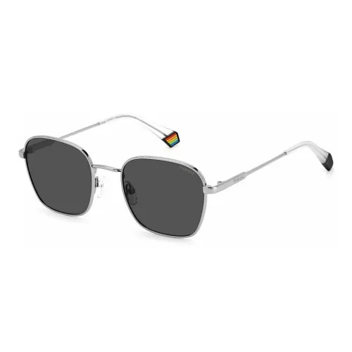 item Stainless Steel Metal Square Sunglasses Unisex Silver