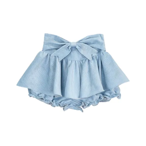 EOEI Casual Short Skirts Women's Blue