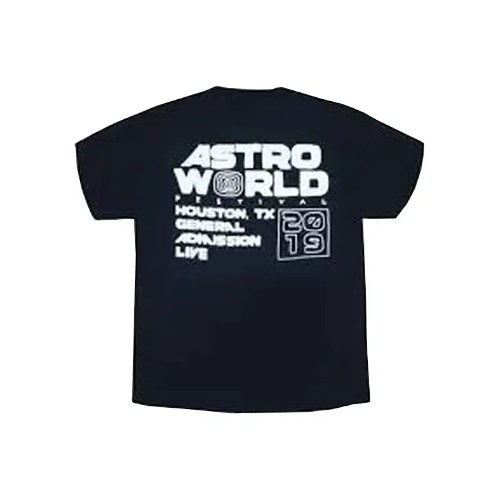 Travis Scott Astrofest 2019 Staff Embossed Tee-0