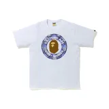 White with Blue Print