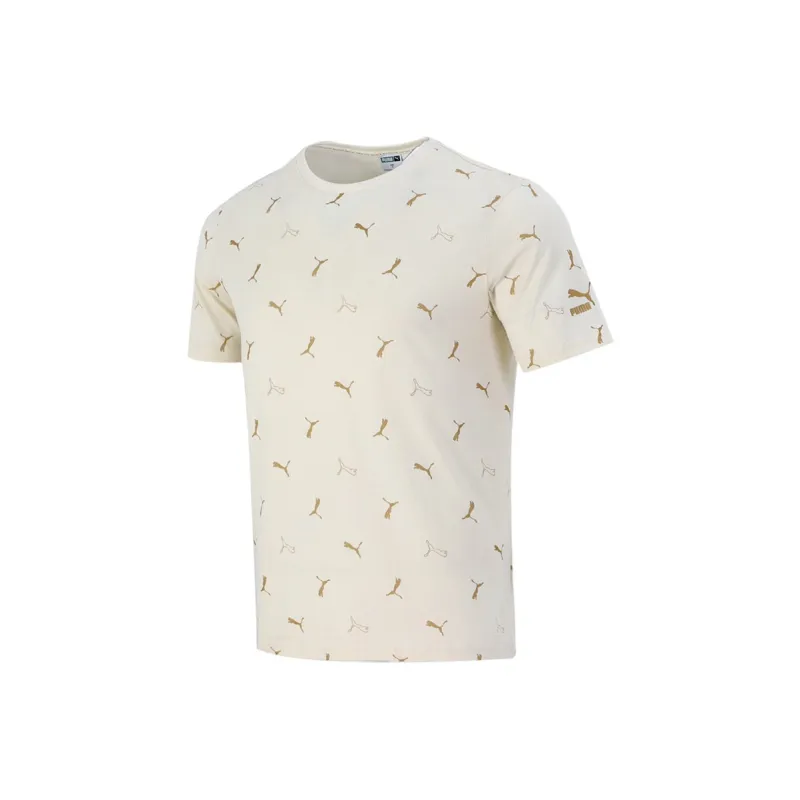 PUMA T Shirts Men Ecru-0