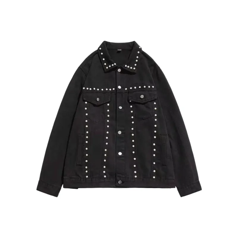 KOKO BASE Denim Jacket Unisex Black-0