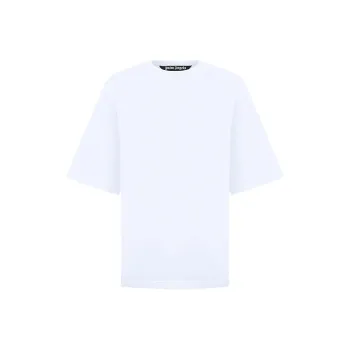 PALM ANGELS Oversized Mock Neck Logo T shirt
