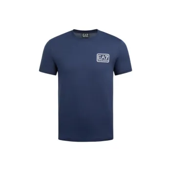 EMPORIO ARMANI T Shirts Men Navy Blue