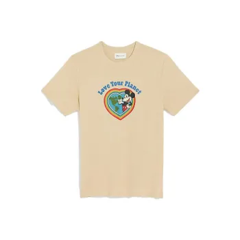 Disney X COACH T-Shirts Unisex Beige