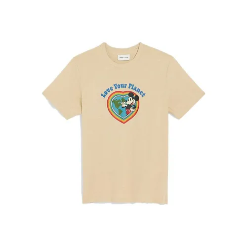 Disney X COACH T-Shirts Unisex Beige