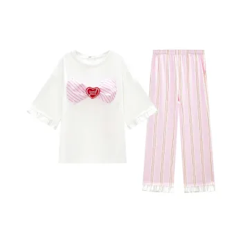 YSO Pajama Set Women's Raw White