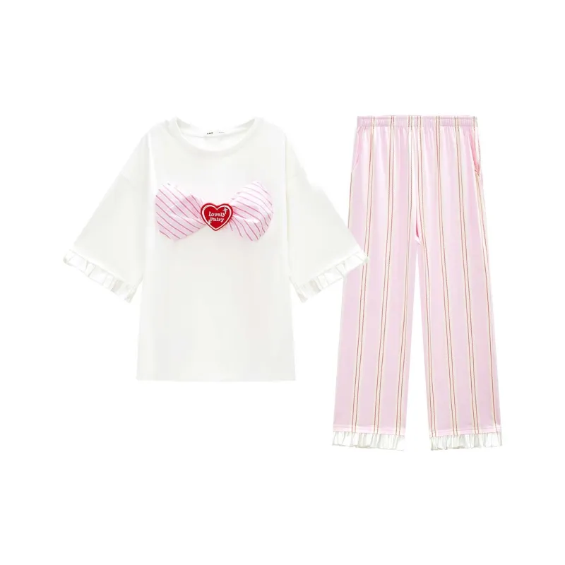 YSO Pajama Set Women's Raw White-0