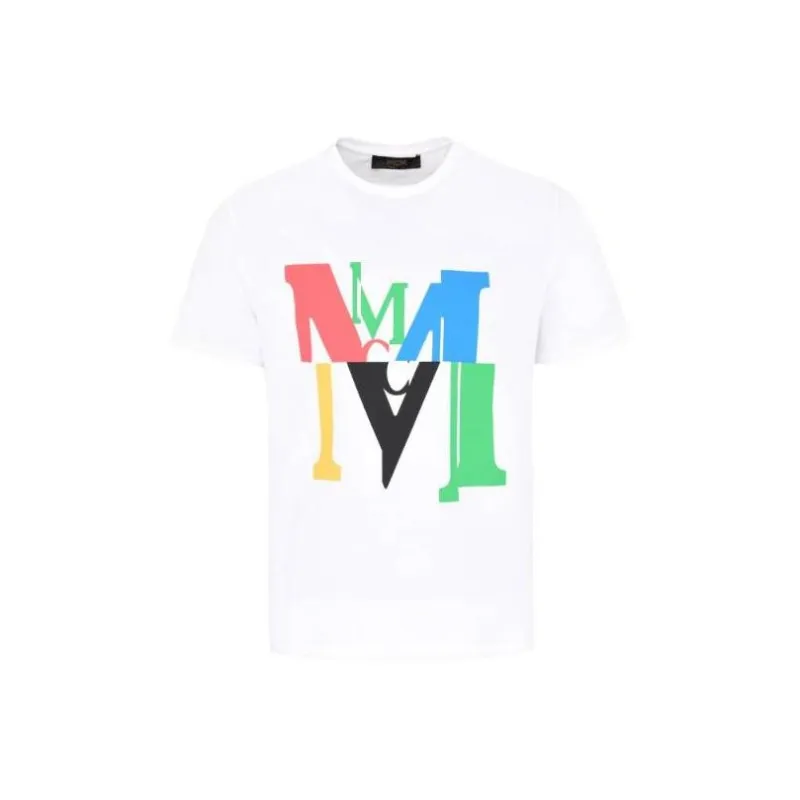 MCM T Shirts Men White-0