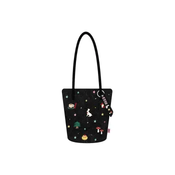 Perfect Styles Diagonal Corn Short Plush Shoulder Bag Medium Size Women's Fairy Tale Town