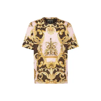 Versace X FENDI X VERSACE T-Shirts Men Pink