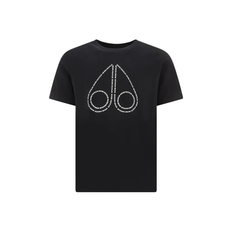 Moose Knuckles T Shirts Men Black-0